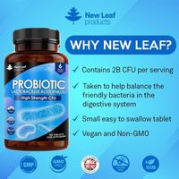 New Leaf High Strength CFU Probiotic 6 Month Supply